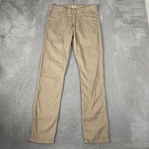 Citizens of Humanity Bowery Pants Mens 29x32 Khaki Slim Stretch Twill Made USA